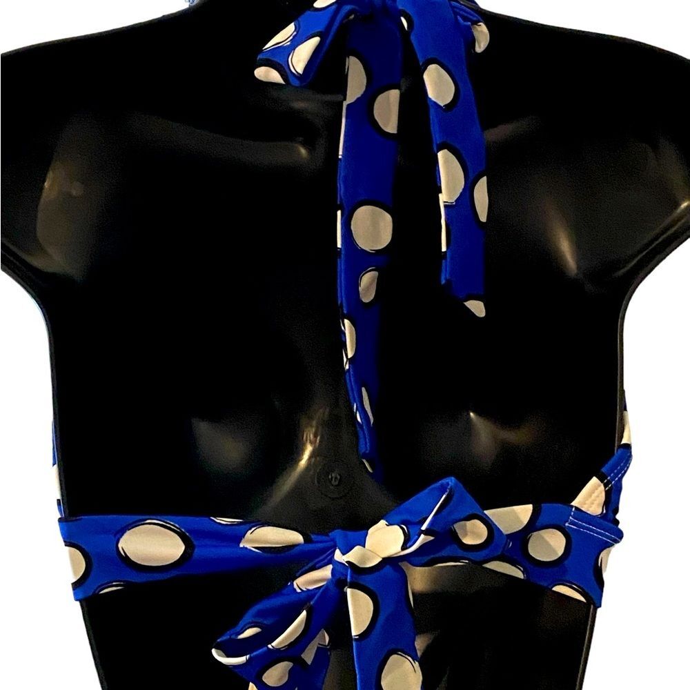CATALINA polka dot Halter bikini top NWOT size L swimwear Resortwear beachwear - Picture 8 of 8